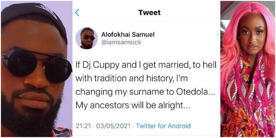 If DJ Cuppy and I Get Married, I’m Changing My Surname to Otedola, Nigerian Man Says, Fans React If DJ Cuppy and I Get Married, I’m Changing My Surname to Otedola, Nigerian Man Says, Fans React