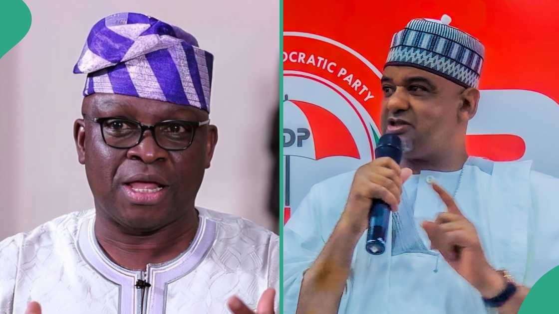 Fayose speaks as PDP suspends chairman, others Fayose speaks as PDP suspends chairman, others