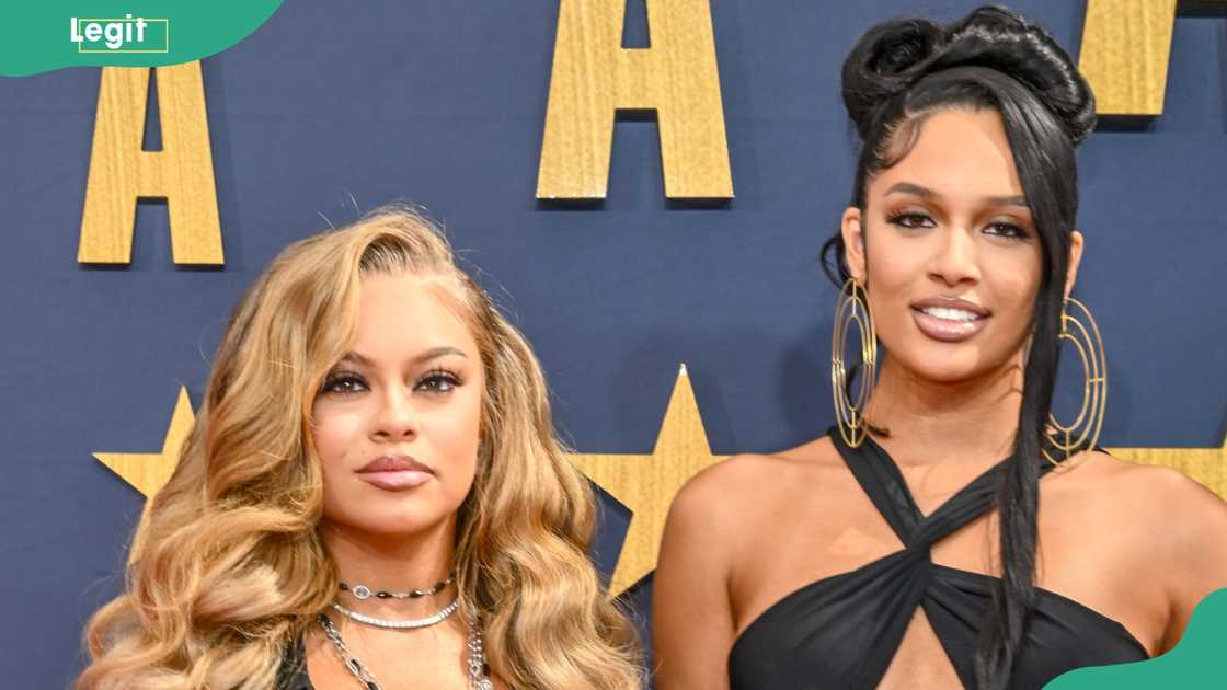 Latto and Brooklyn Nikole at the BET Awards 2023 held at Microsoft Theater on June 25, 2023 in Los Angeles, California. Photo by Michael Buckner