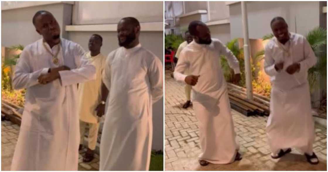 Actor Lege Miamii and President Tinubu's son Seyi Actor Lege Miamii and President Tinubu's son Seyi