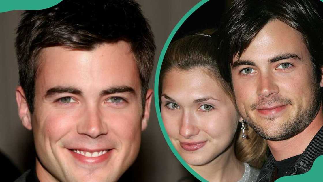 Matt Long at the 6th Annual Television Awards (L). Actor Matt Long and wife arrive at the premiere of Standing Still at the Arclight Theater (R)