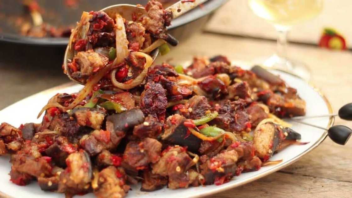 Asun goat meat Asun goat meat