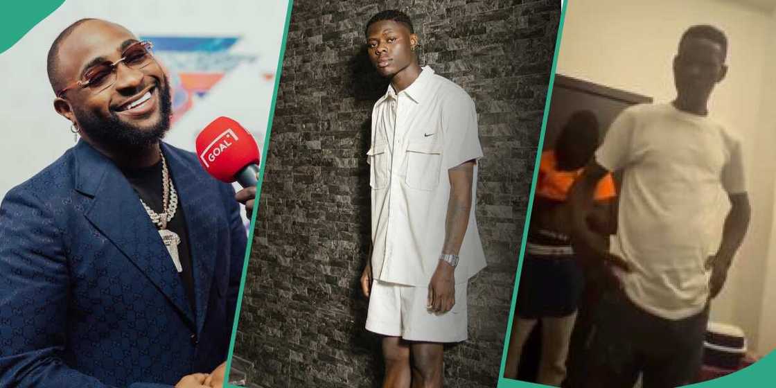 Photos of Davido, Mohbad and his father Photos of Davido, Mohbad and his father