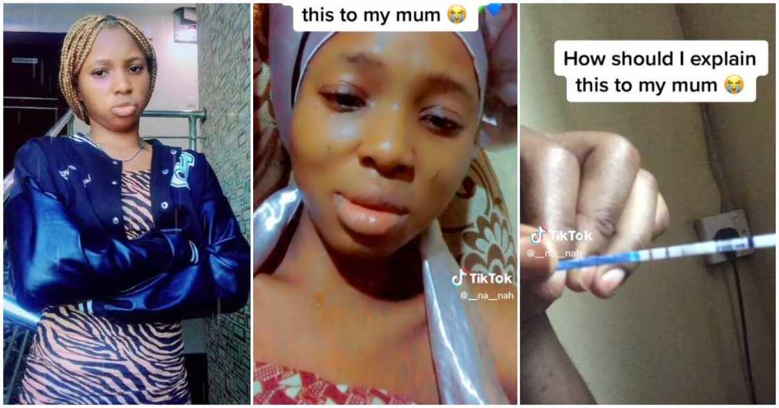 Lady finds out she is pregnant, mum, Nigerian lady, pregnant Lady finds out she is pregnant, mum, Nigerian lady, pregnant