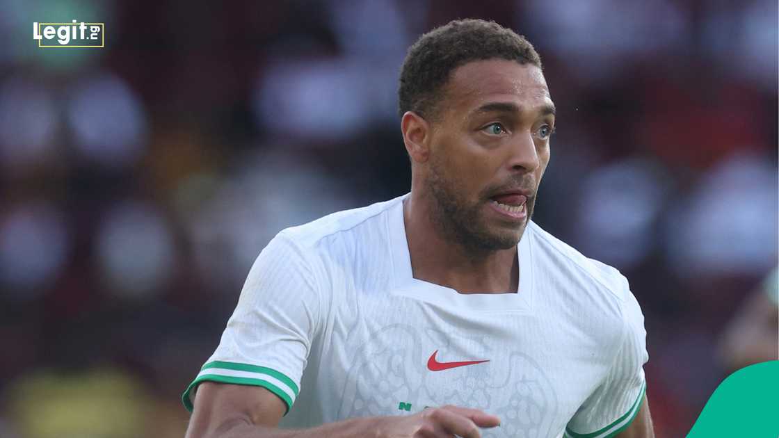 Cyriel Dessers, Nigeria, Gtech Community Stadium, Unity Cup, Ghana. Cyriel Dessers, Nigeria, Gtech Community Stadium, Unity Cup, Ghana.
