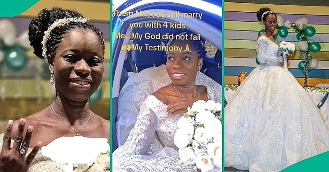 Single mum of 4 ties knot