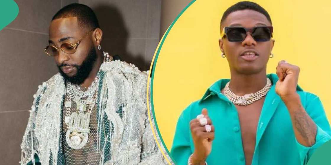Wizkid and Davido's fans struggle to choose quote from the two singer's statement. Wizkid and Davido's fans struggle to choose quote from the two singer's statement.