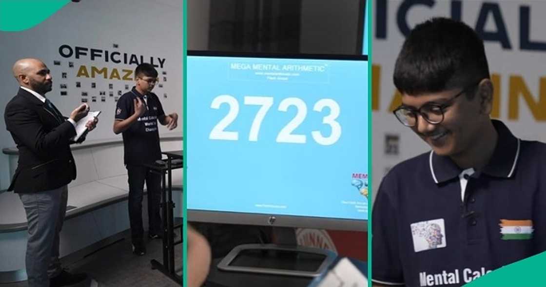 Boy breaks Guinness World Record for fastest time to mentally add 100 four-digit numbers