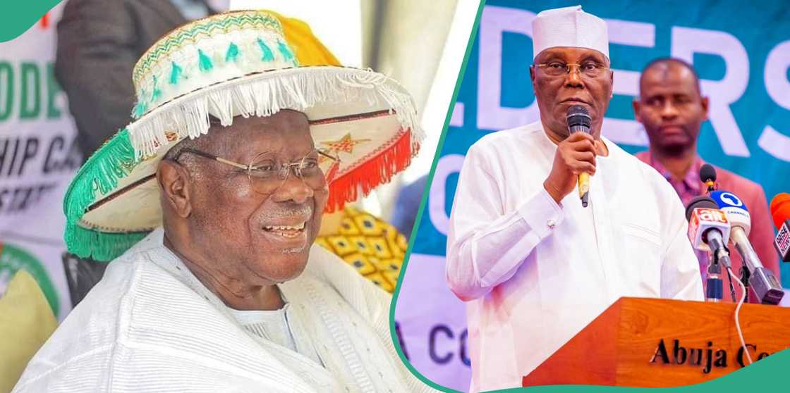 Bode George blasts Atiku for meeting Buhari over coalition to unseat President Bola Tinubu Bode George blasts Atiku for meeting Buhari over coalition to unseat President Bola Tinubu