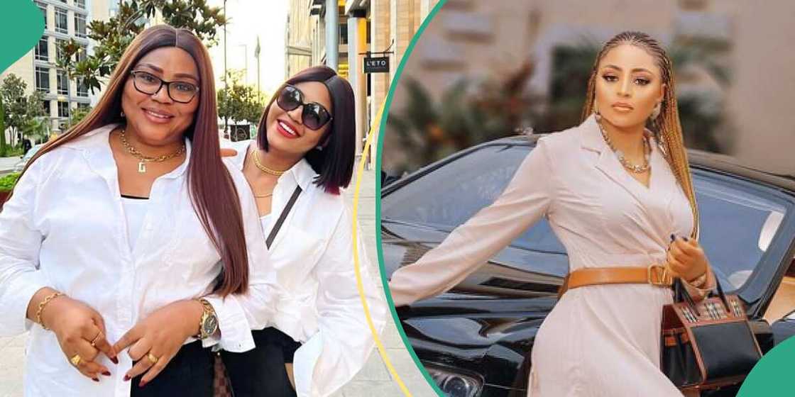 Regina Daniels' mum visits Anam River Regina Daniels' mum visits Anam River