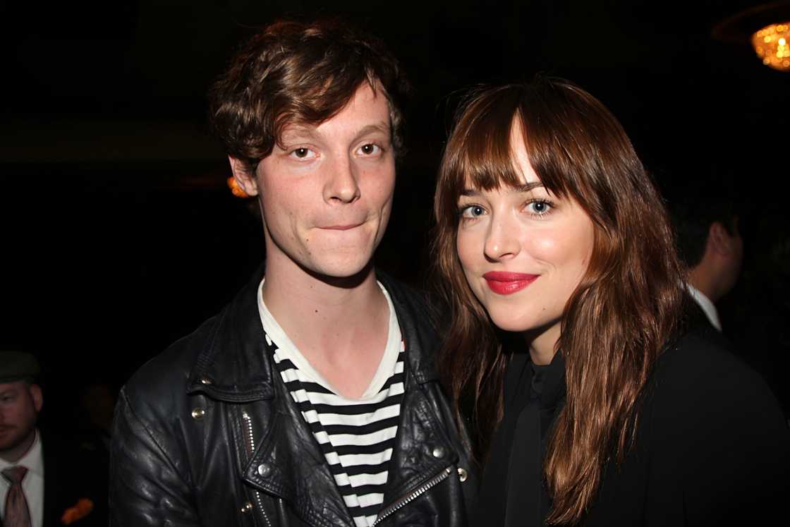 Welsh model and musician Matthew Hitt and actress Dakota Johnson