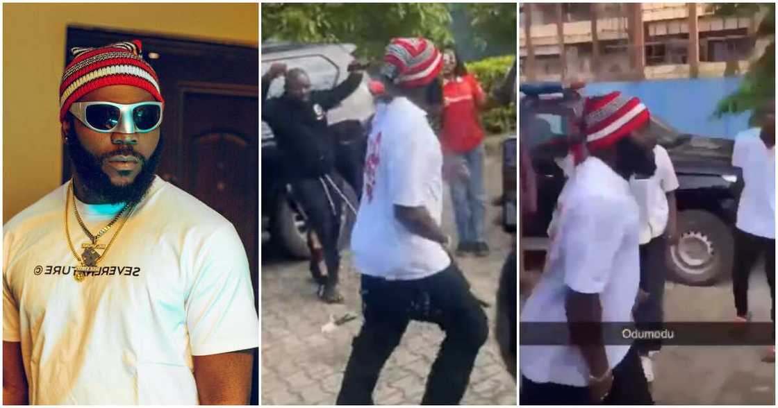 Odumodu Blvck denies running away from fight in LASU.