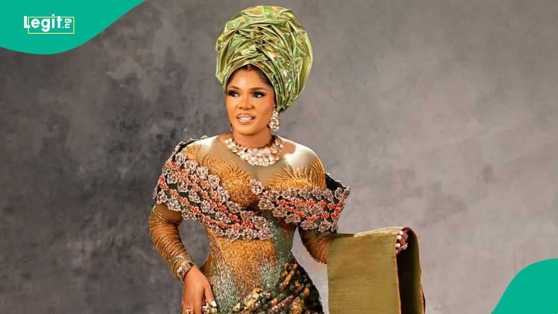 Iyabo Ojo shows her dance moves as she grooves to son-in-law Juma Jux's trending song.