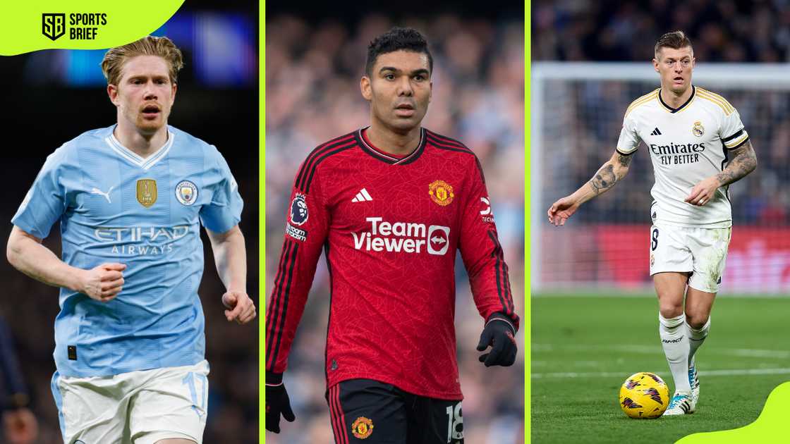 Kevin De Bruyne, Casemiro, and Toni Kroos are among the best midfielders in the world Kevin De Bruyne, Casemiro, and Toni Kroos are among the best midfielders in the world