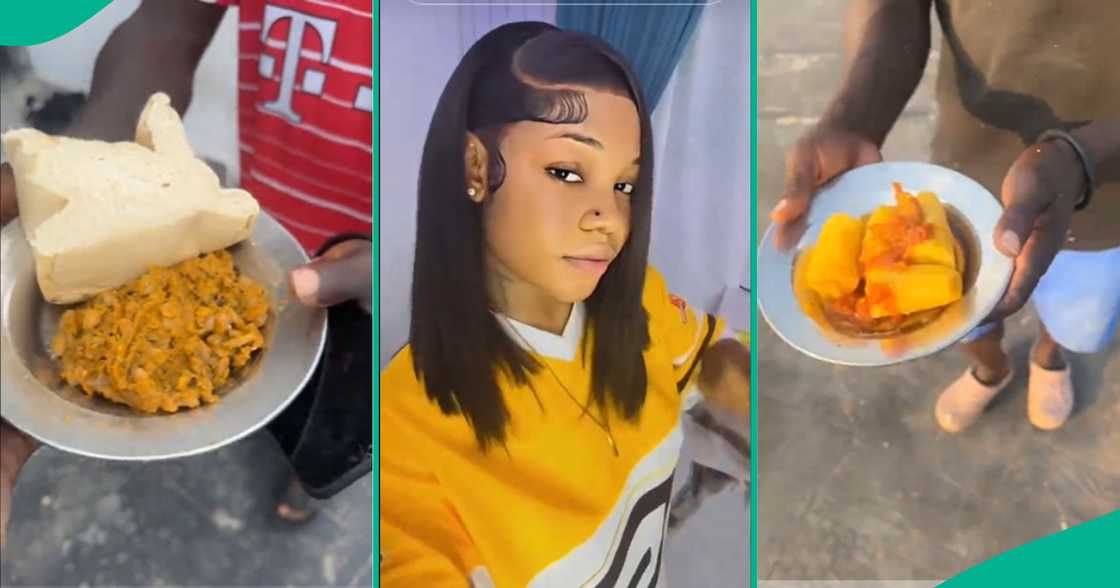 Lady shows meals she serves her security guard daily Lady shows meals she serves her security guard daily