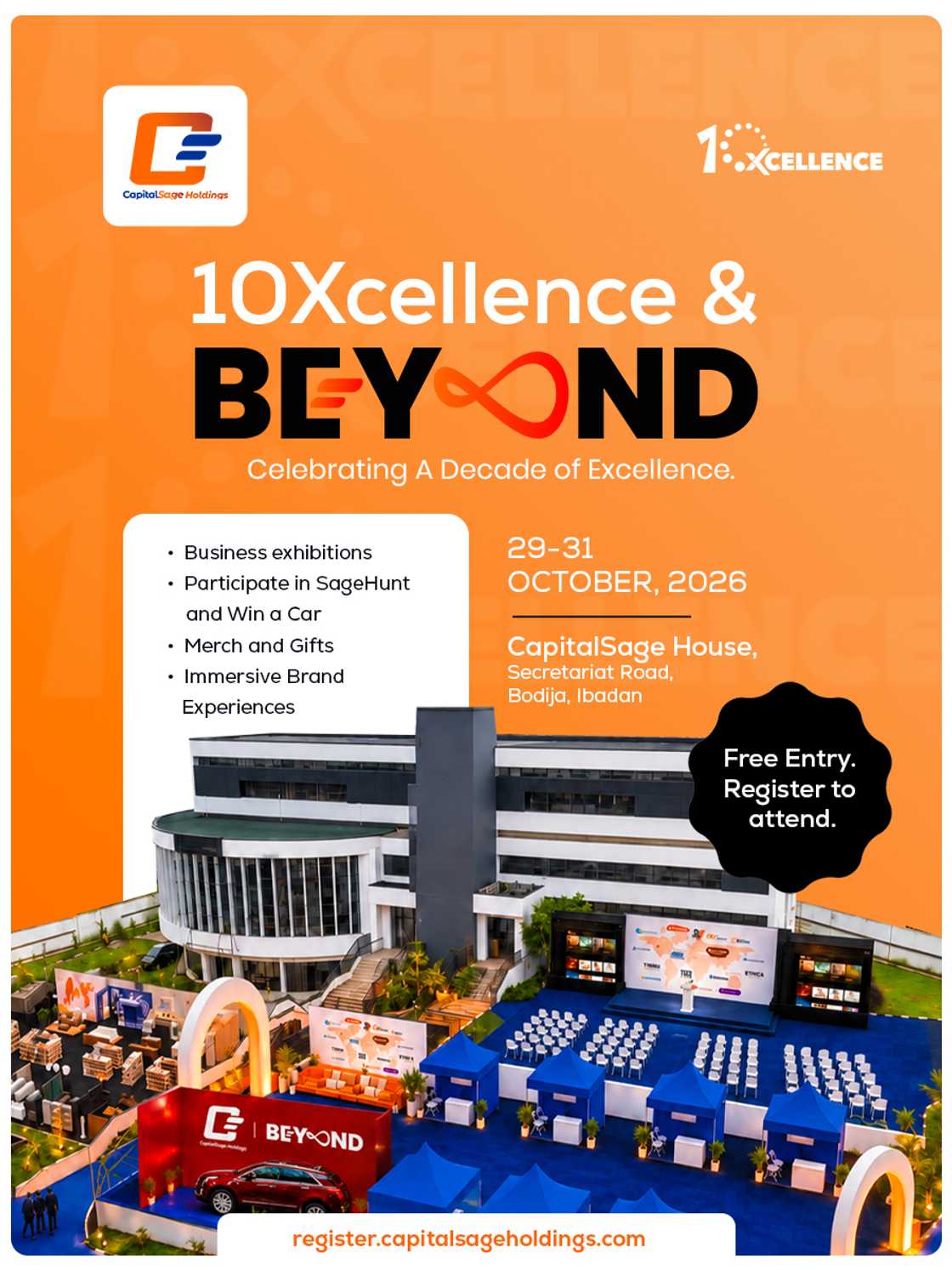 CapitalSage Holdings Announces 10Xcellence Celebration and New Headquarters Opening CapitalSage Holdings Announces 10Xcellence Celebration and New Headquarters Opening