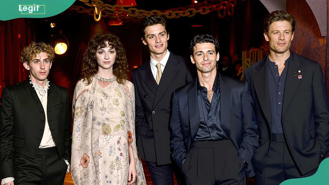 Fionn O'Shea, Emily Fairn, Louis Partridge, Anthony Boyle and James Norton at Picturehouse Central