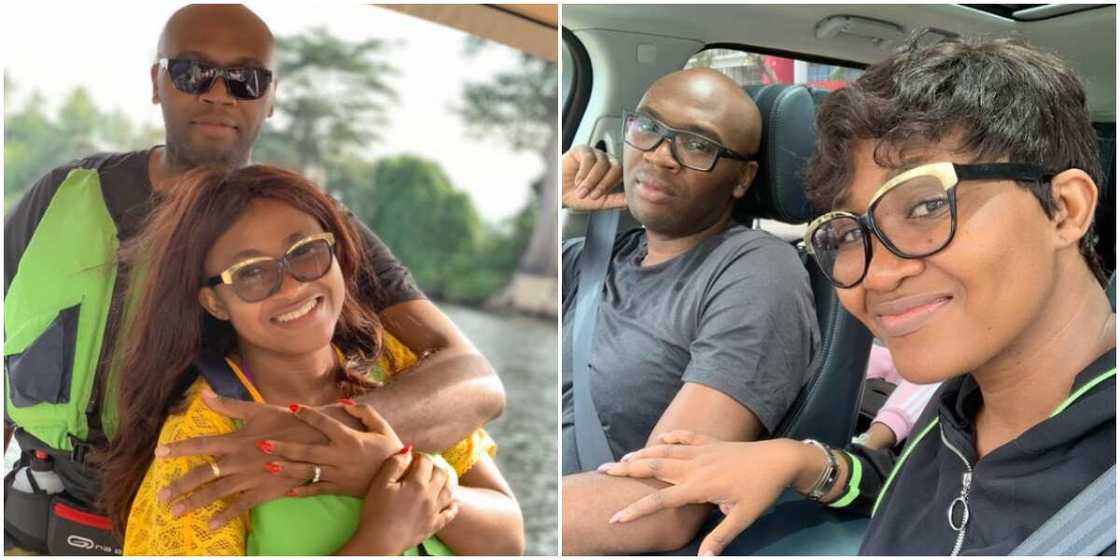 Actress Mary Remmy Njoku and husband Jason. Actress Mary Remmy Njoku and husband Jason.