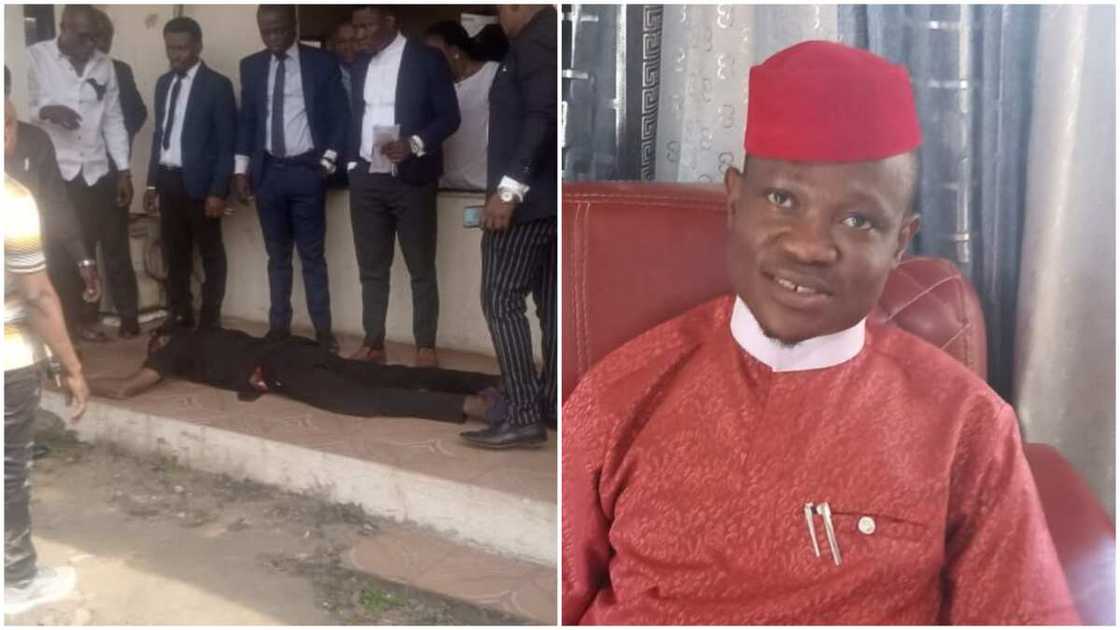 Nwoba Chika Nwoba: PDP Spokesman in Ebonyi Collapses in Court Nwoba Chika Nwoba: PDP Spokesman in Ebonyi Collapses in Court