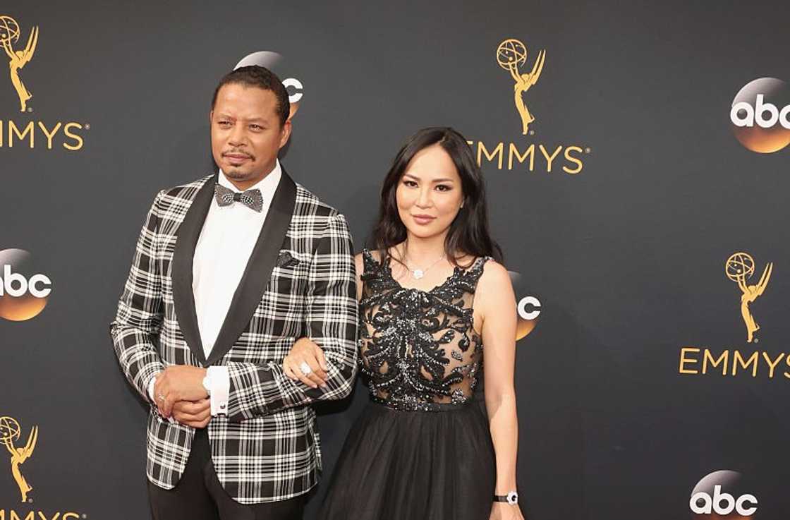 Actor Terrence Howard and Miranda Pak