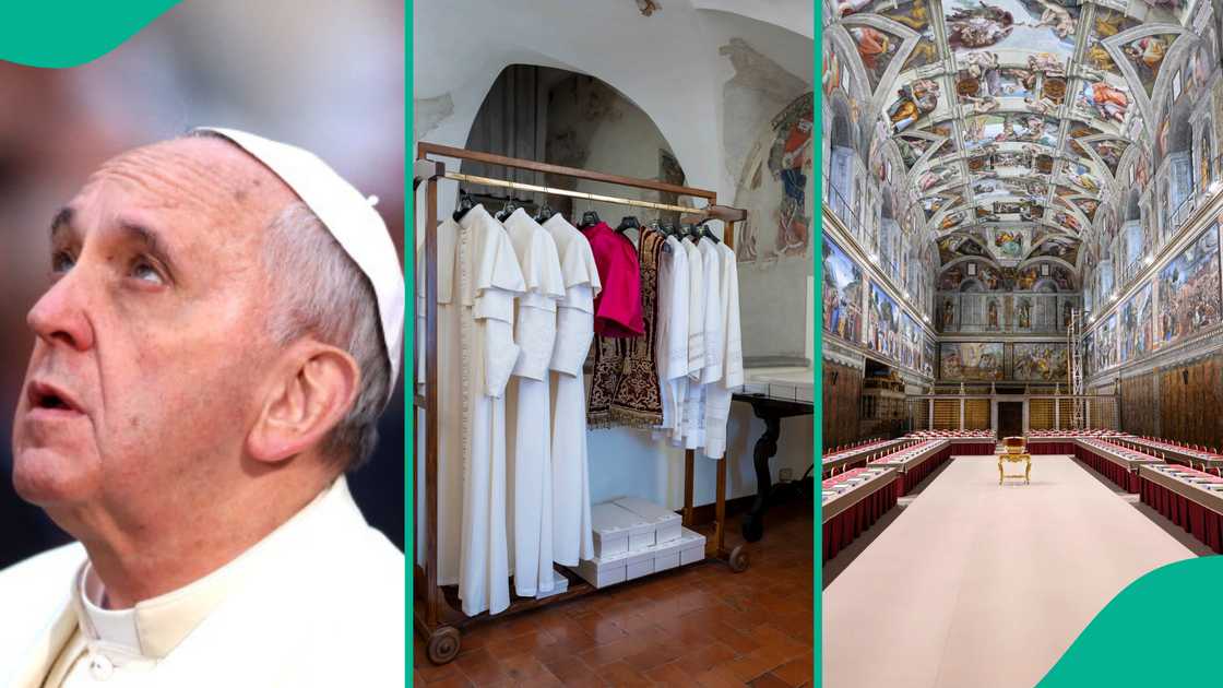 Photos show 'Room of Tears' as conclave to elect new Pope begin. Photos show 'Room of Tears' as conclave to elect new Pope begin.