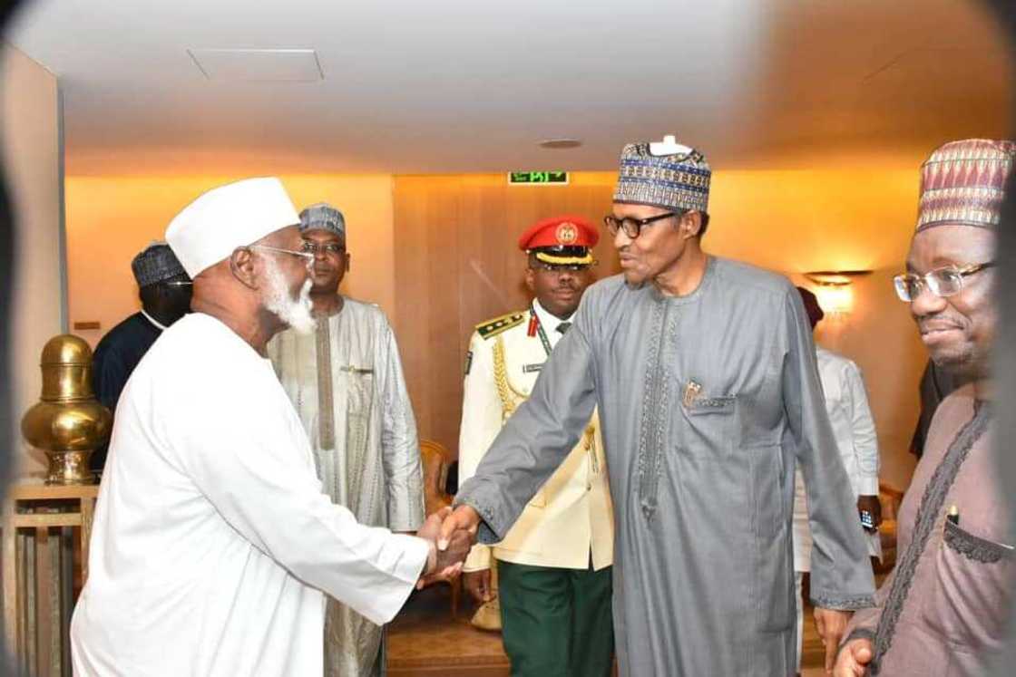 Buhari ya gana da Abdulsalamu a Saudiyya, zai dawo gida Najeriya a yau