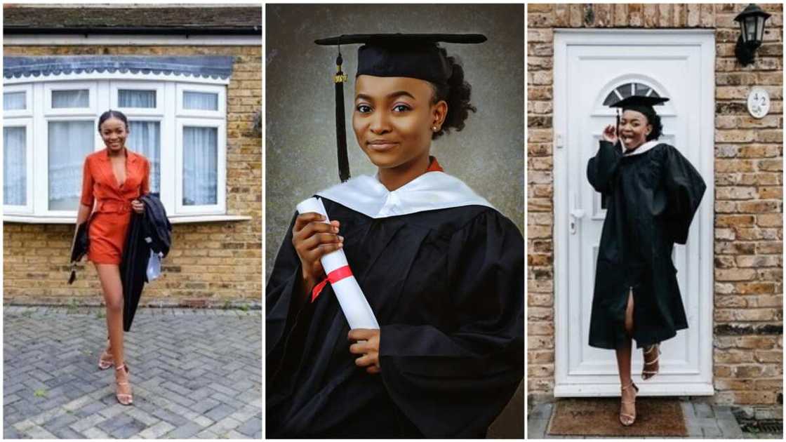 Nigerian lady gruaduates from Aberdeen with distinction, thanks God Nigerian lady gruaduates from Aberdeen with distinction, thanks God