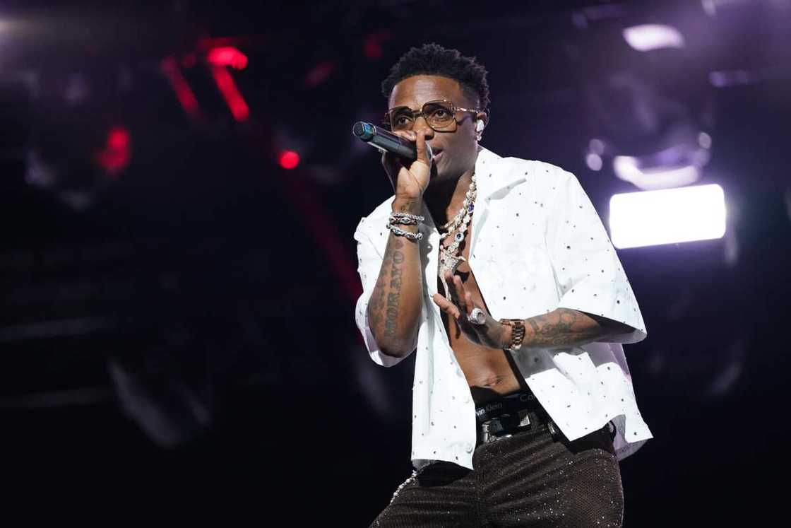 Wizkid performs onstage during day 3 of the Essence Festival Of Culture at Caesars Superdome in New Orleans, Louisiana