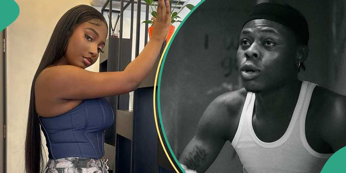 Mohbad and his baby mama Mohbad and his baby mama