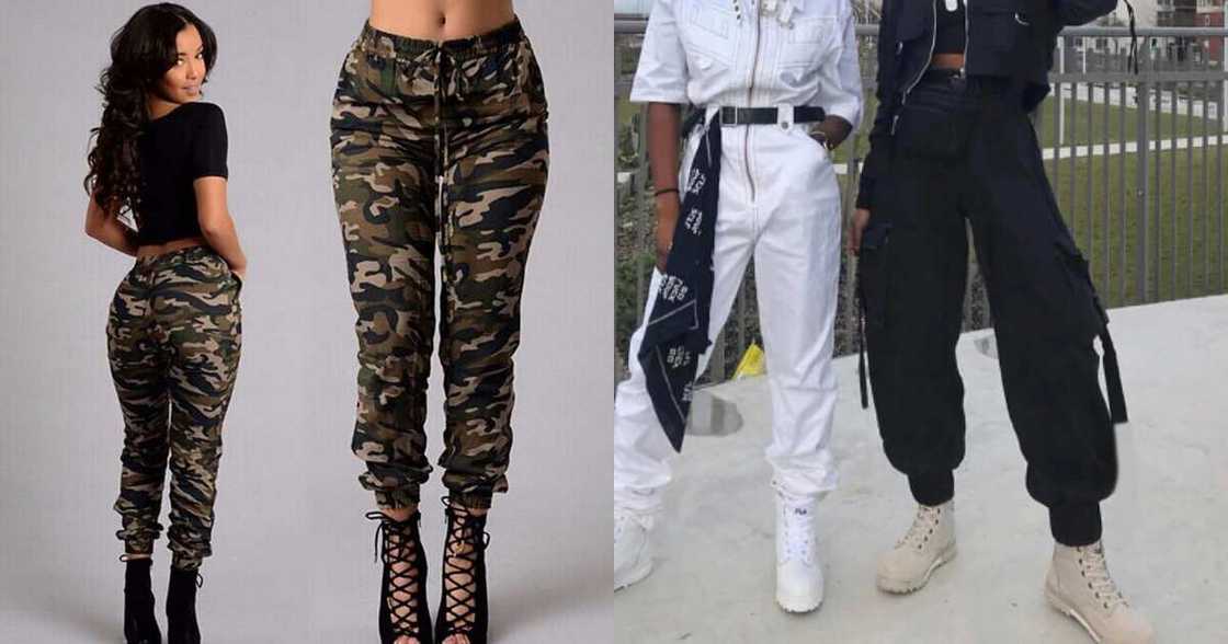 Military trousers styles for ladies