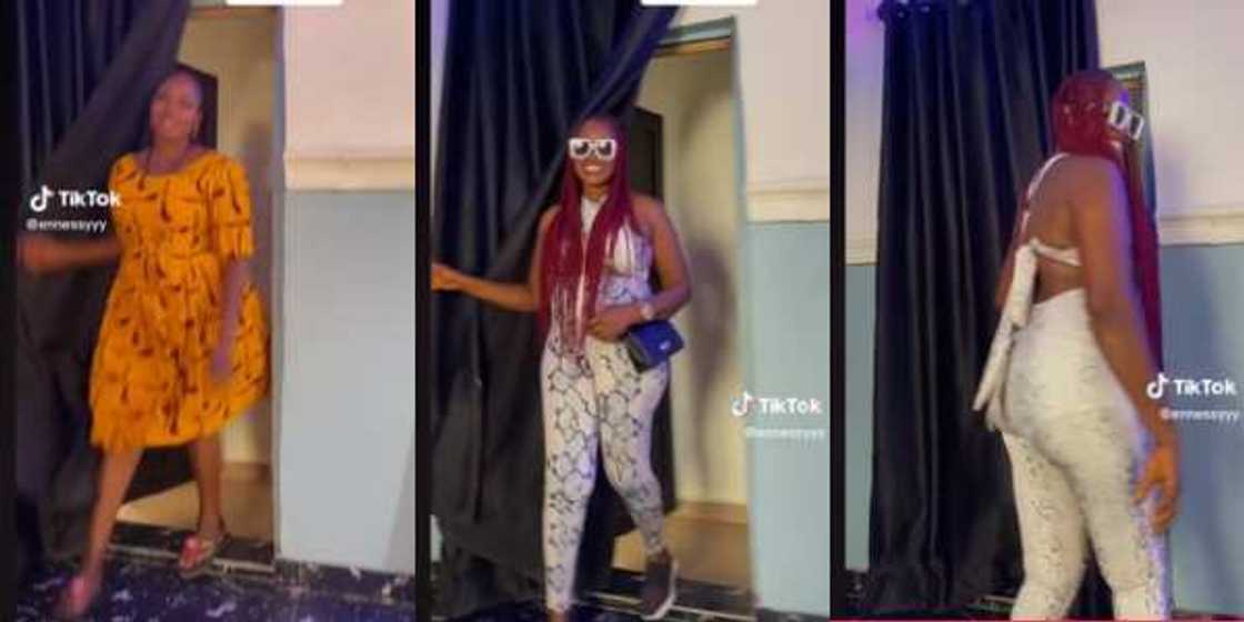 "She Looks Too Good": Aged Mum Wears Her Daughter Clothes, Slays Like a Young Girl in Viral Video