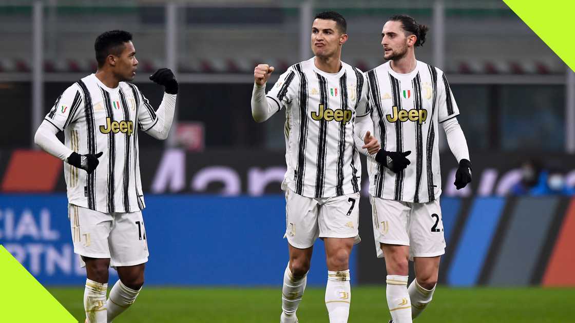 Cristiano Ronaldo played for Manchester United, Juventus, Real Madrid and Sporting CP in Europe Cristiano Ronaldo played for Manchester United, Juventus, Real Madrid and Sporting CP in Europe