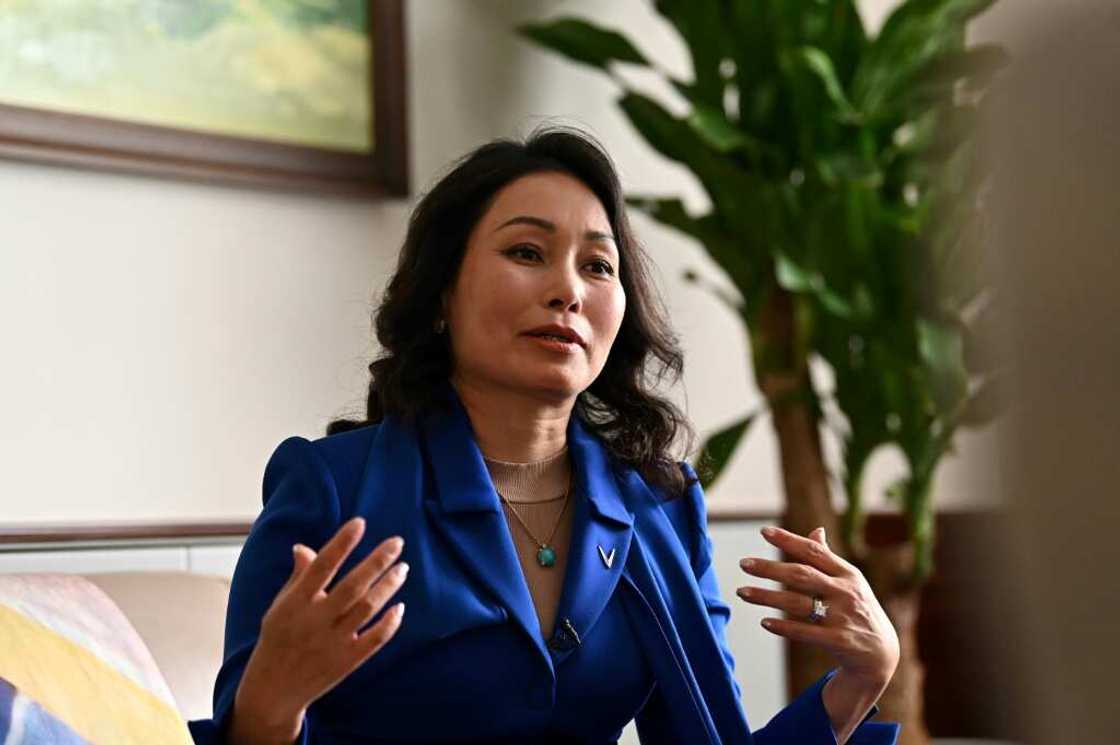 Le Thi Thu Thuy, CEO of Vietnamese electric vehicle maker VinFast, says the path ahead looks less challenging than the past Le Thi Thu Thuy, CEO of Vietnamese electric vehicle maker VinFast, says the path ahead looks less challenging than the past