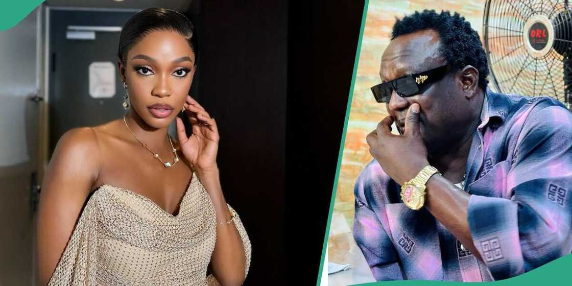 Nigerian actress Efe Irene vibes to Saheed Osupa's Fuji song.