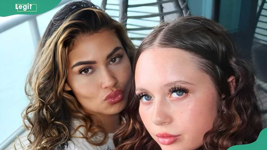 Social media personality Coco Bliss enjoys a moment with a friend Social media personality Coco Bliss enjoys a moment with a friend