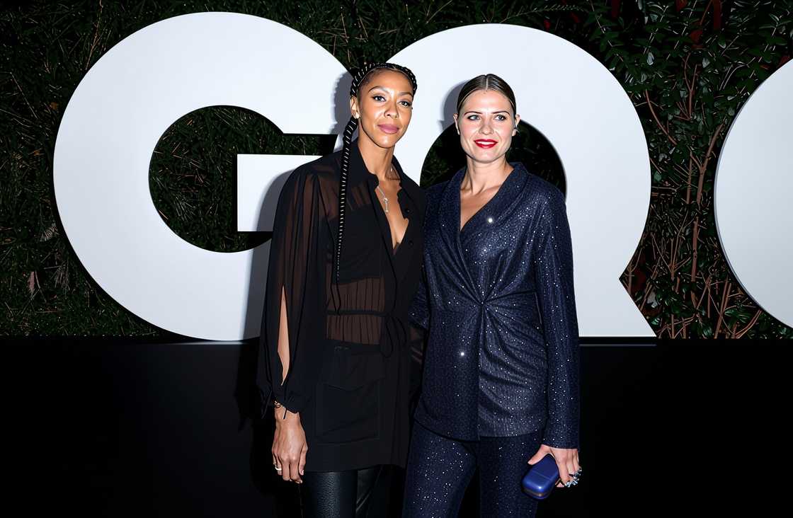 Candace Parker and Anna Parker pose at the GQ Men of the Year Party