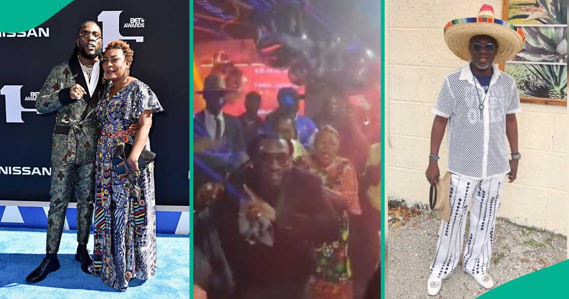 Mama Burna brought Ayuba to perform at her son's 34th birthday. Mama Burna brought Ayuba to perform at her son's 34th birthday.