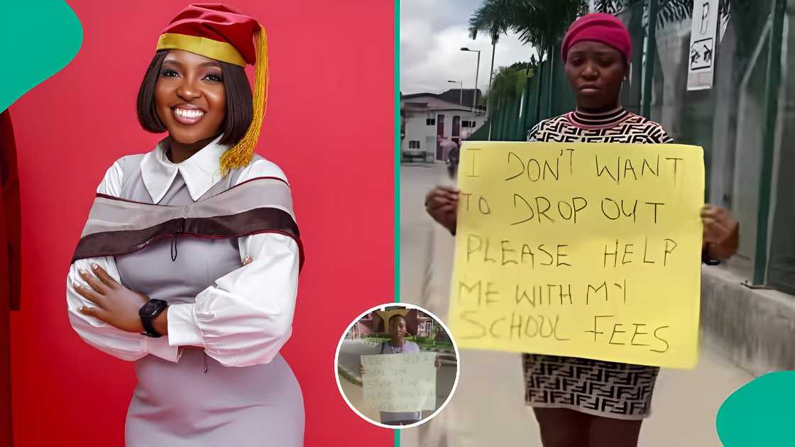 UNILAG student who went viral for pleading for school fees graduates UNILAG student who went viral for pleading for school fees graduates