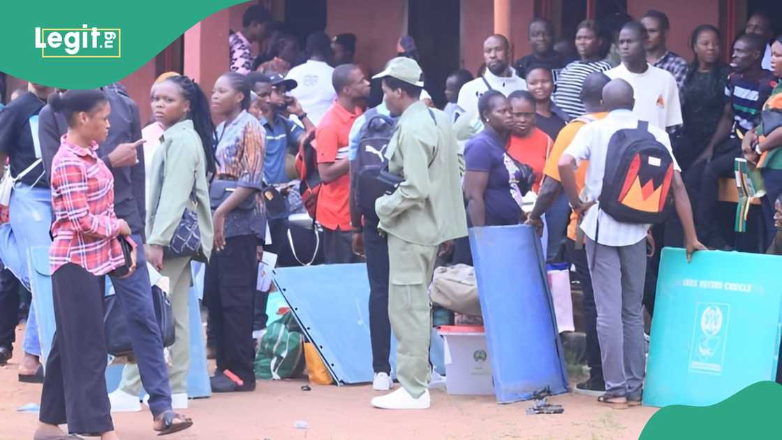  NYSC members and electoral officials await allowances before heading to their polling stations