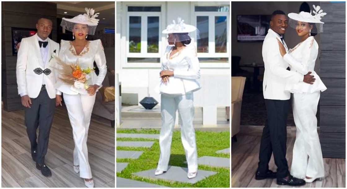 Photos of Nigerian bride, Mobiola and her husband. Photos of Nigerian bride, Mobiola and her husband.