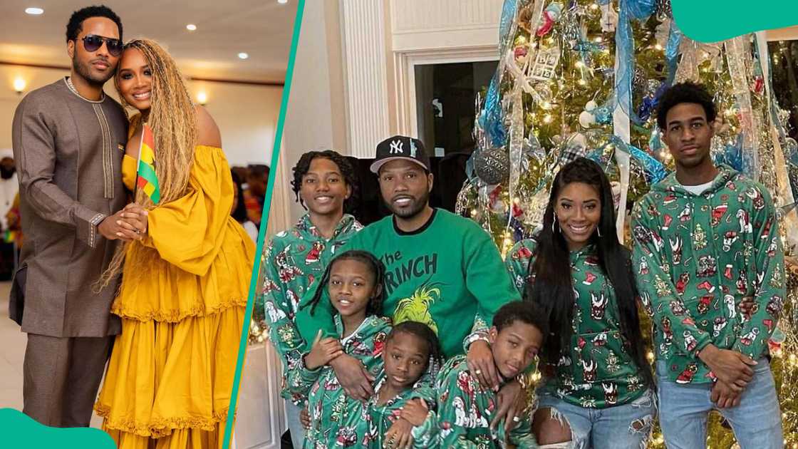 Mendeecees Harris, his wife and children. Mendeecees Harris, his wife and children.