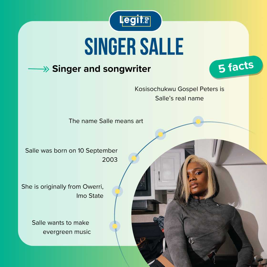Top 5 facts about singer Salle Top 5 facts about singer Salle