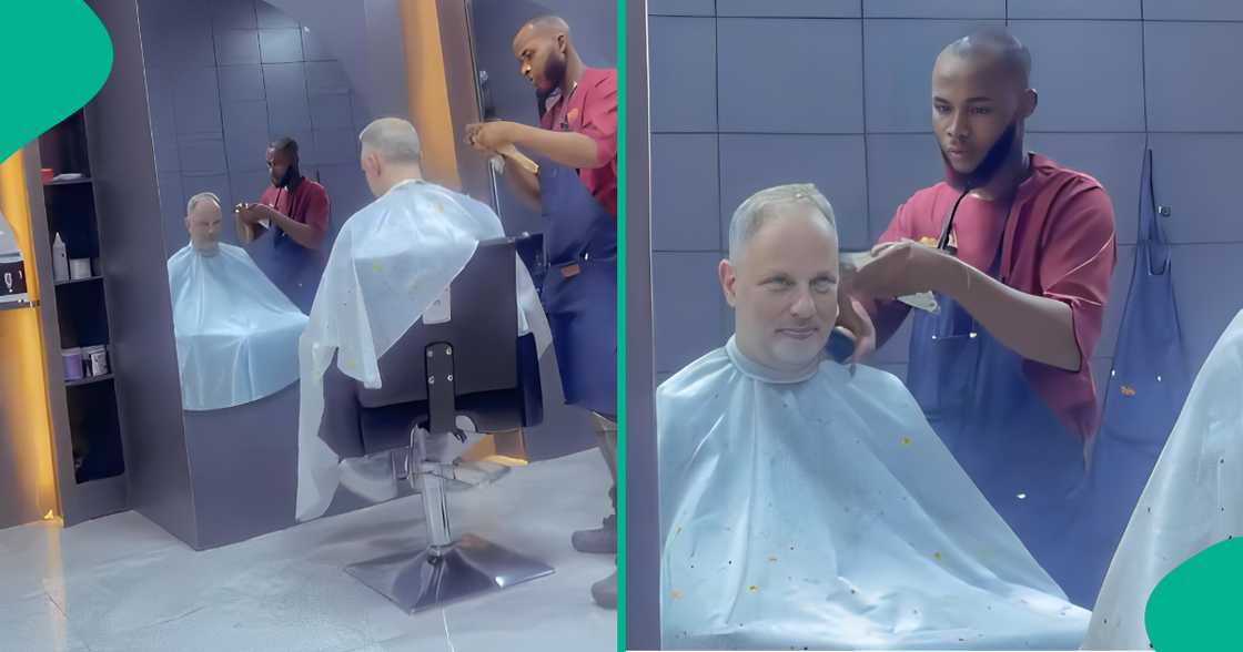 White man considers moving to Nigeria over amount he paid for haircut