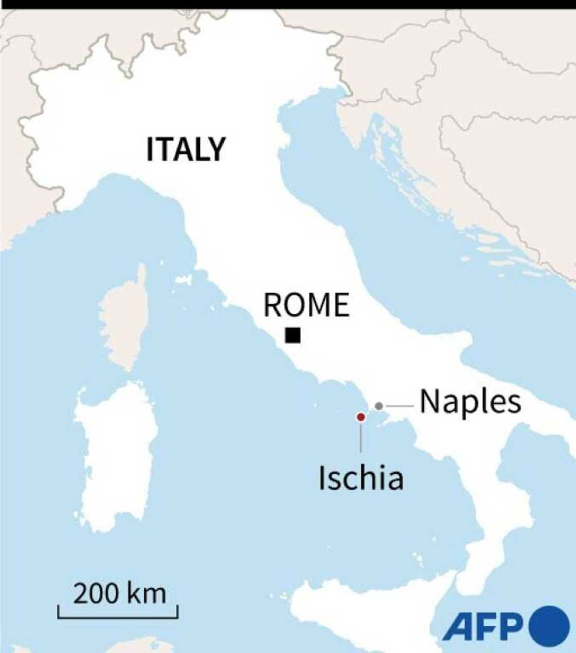 The heavy rain sent torrents of mud through the streets of Casamicciola Terme, on the north of Ischia The heavy rain sent torrents of mud through the streets of Casamicciola Terme, on the north of Ischia