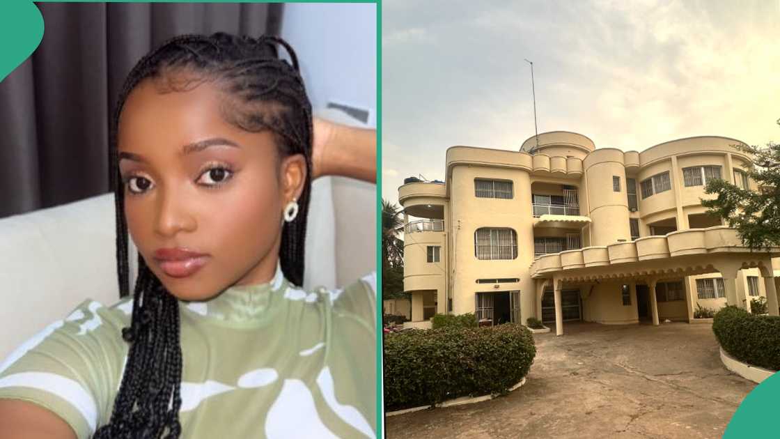 Lady shares photos of her father's house.