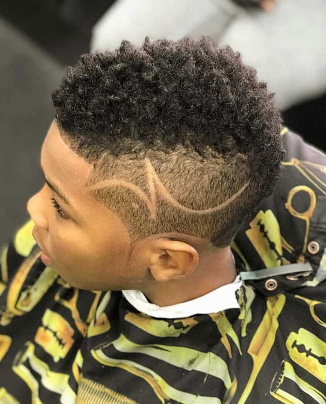 Dark Caesar fade Dark Caesar fade