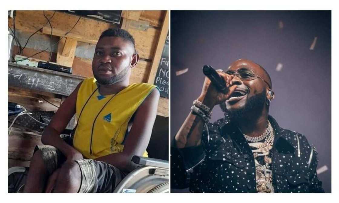 Adebisi Michael and Singer, Davido