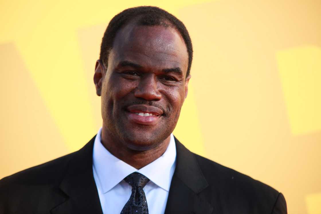 David Robinson attends the NBA Awards at Basketball City - Pier 36 - South Street in New York City