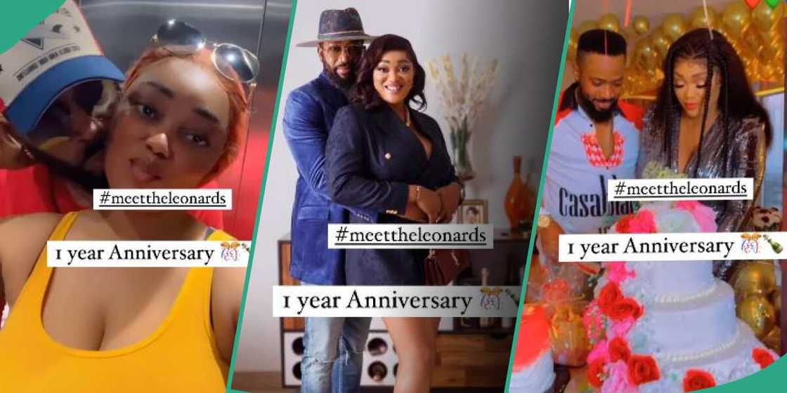 Peggy Ovire goes all out to celebrate hubby, Frederick Leonard on their 1st wedding anniversary Peggy Ovire goes all out to celebrate hubby, Frederick Leonard on their 1st wedding anniversary