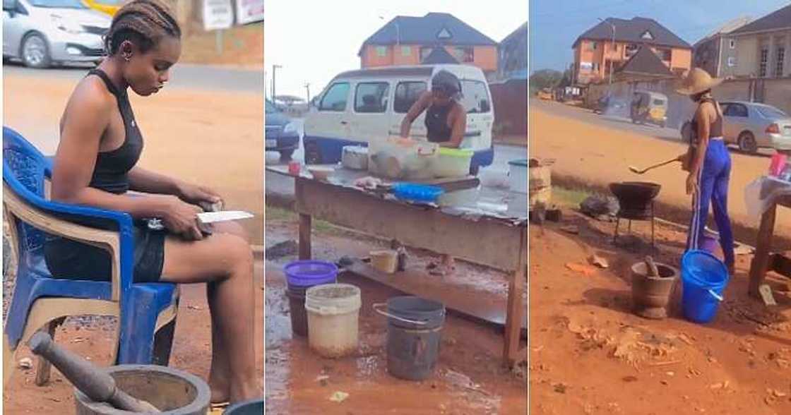Lady celebrates 3 years selling akara, student Lady celebrates 3 years selling akara, student